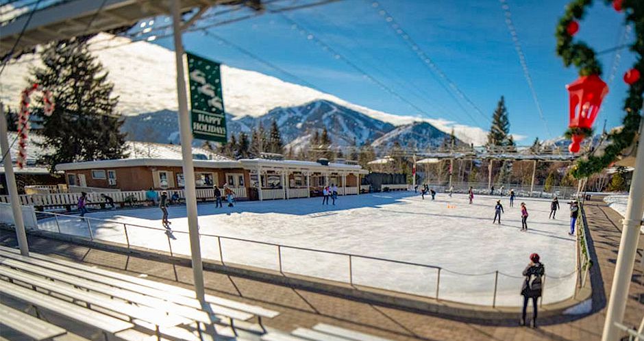 The ice skating rink outside the Sun Valley Lodge. - image_4